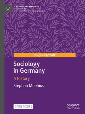 cover image of Sociology in Germany